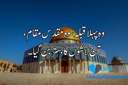 Palestine poetry in Urdu