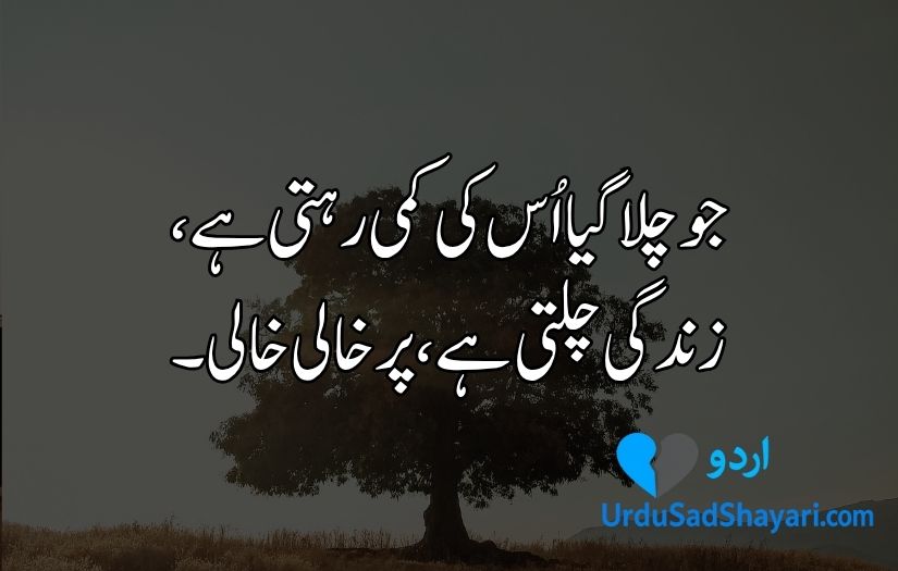 sad quotes in Urdu about love
