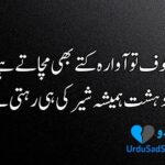 Attitude Poetry in Urdu