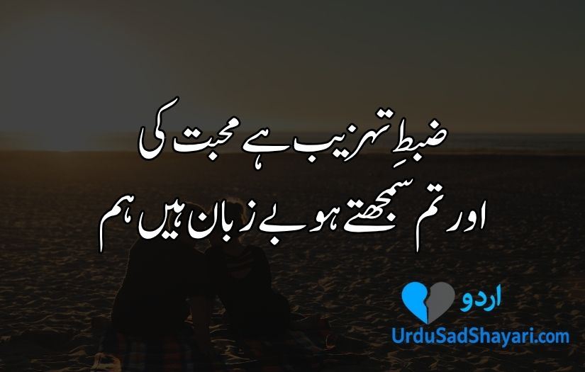 Urdu love shayari in Urdu