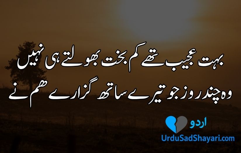 sad quotes in Urdu about love