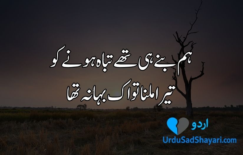 sad quotes in Urdu about love