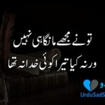 Sad Poetry in Urdu text