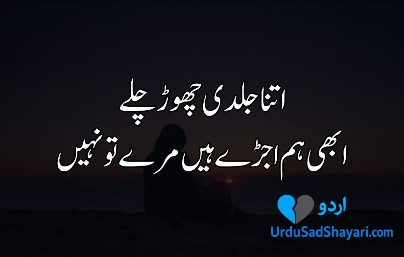 Sad Urdu quotes about love