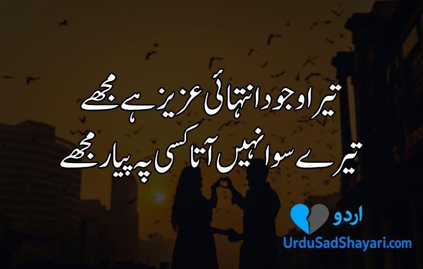 Urdu love shayari in Urdu