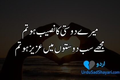 Friends Shayari in Urdu