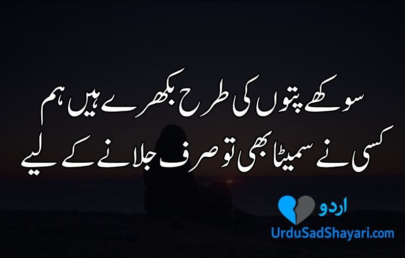 Sad Urdu quotes about love