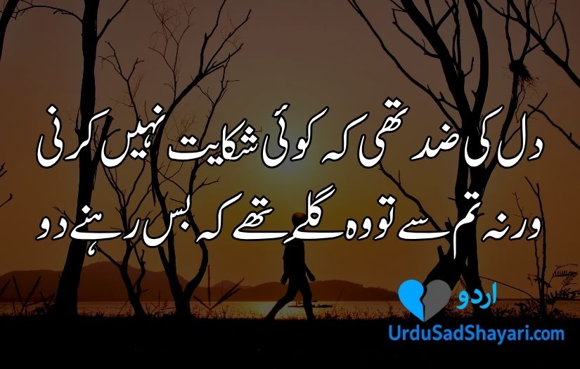 sad quotes in Urdu about love