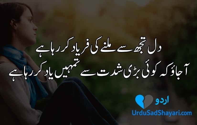 Sad Shayari in Urdu for love