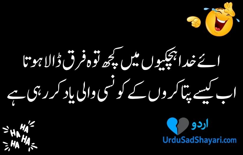 Funny poetry in urdu