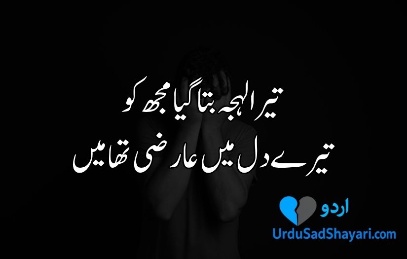 sad poetry in urdu copy paste
